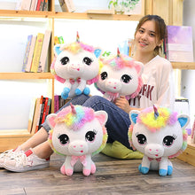 Load image into Gallery viewer, 1pc 35cm Lovely Unicorn Plush Toys Soft Stuffed Cartoon Unicorn Dolls Cute Animal Horse Toys for Children Girls Birthday Gift