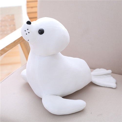 Miaoowa 1pc 35cm Cute Stuffed Sea Lion Plush Toy Soft Pillow Kawaii Cartoon Animal Seal Toy Doll for Kids Lovely Chilren's Gift