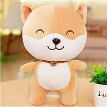 Load image into Gallery viewer, 1pc 25cm Cute Wechat Emoji Package Cartoon Figures Plush Toy Staffed Lovely Kids Corgi Dog Couples Doll Valentines Gift for Girl