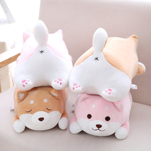 36cm Cute Fat Shiba Inu Dog Plush Toy Kawaii Stuffed Soft Animal Cartoon Pillow Sofa Decor Lovely Gift for Kids Baby Children