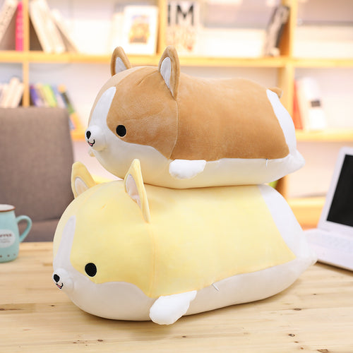 1pc 35/45/60cm Cute Corgi Dog Plush Toy Doll Stuffed Soft Animal Cartoon Pillow Lovely Gift for Kids Kawaii Valentine Present