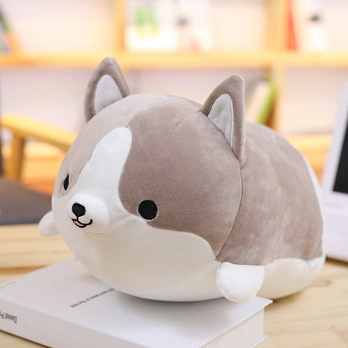 1pc 35/45/60cm Cute Corgi Dog Plush Toy Doll Stuffed Soft Animal Cartoon Pillow Lovely Gift for Kids Kawaii Valentine Present