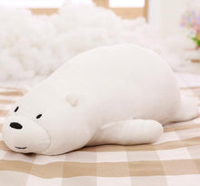 Load image into Gallery viewer, 50-90cm Cartoon We Bare bears Lying Bear Stuffed Grizzly Gray White Bear Panda Plush Toys for Children Kawaii Doll for Kids Gift