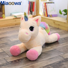 Load image into Gallery viewer, 1pc 60cm Animal Baby Dolls Kawaii Cartoon Rainbow Unicorn Plush Skin Kids Present Toys Children Baby Birthday Gift